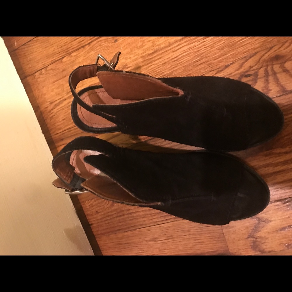 Frye “Courtney” slingback open toe bootie - Picture 2 of 6